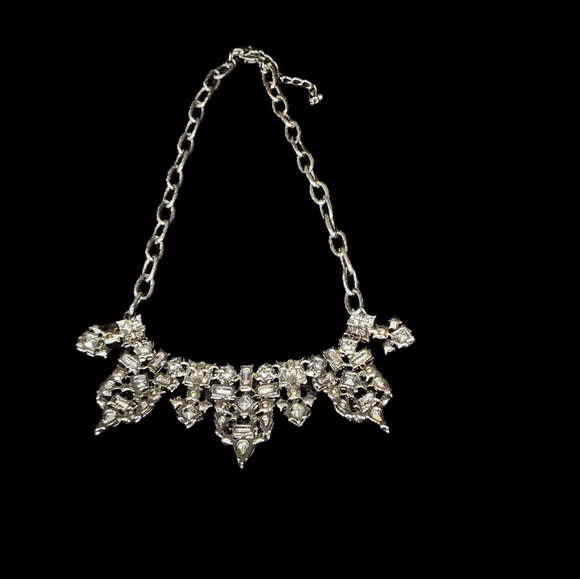 Orange black statement necklace - Picture 2 of 2